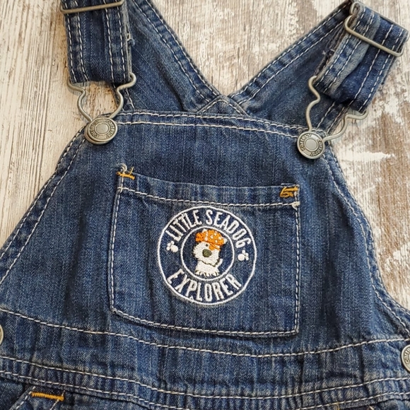 Boys Carters Overalls Shorts Size 6 Months. - Picture 2 of 4